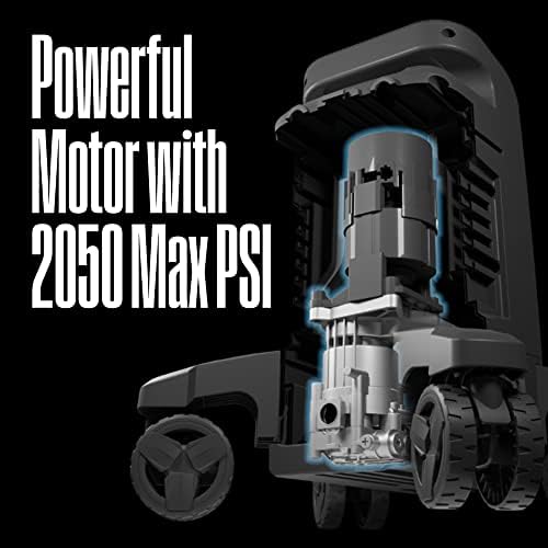 Westinghouse EPX3100 Електричен притисок за миење притисок, 2050 MAX PSI 1,76 MAX GPM со технологија против припирање, резервоар за сапун,