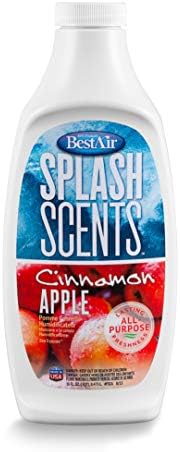Bestair FSCA-PDQ-6 Splash мириси на овлажните мириси и третман на вода, цимет јаболко, 16 fl oz, единечен пакет, бело