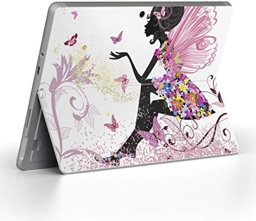 Покрив за декларации на igsticker за Microsoft Surface Go/Go 2 Ultra Thin Protective Tode Skins Skins 0011181 Fairy Butterfly Цвет