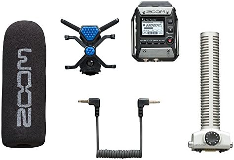 Зум F1-SP микрофон и рекордер на камера, аудио за видео рекордер, записи до SD картичка, излези до камера, батерија со напојување,