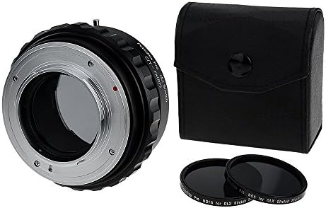 Адаптер за монтирање на леќи Fotodiox DLX-Contax/Yashica SLR леќи на Fuji X-серијалот без огледало на камера со макро-фокусирање на
