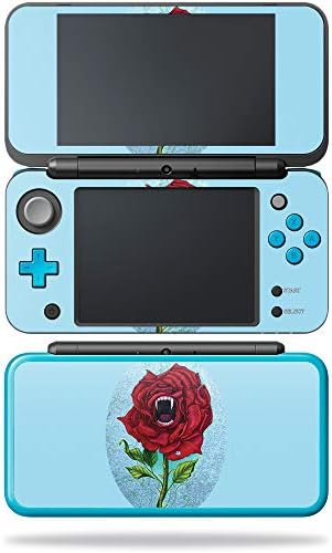 MOINYSKINS Кожата компатибилна со Nintendo New 2DS XL - Залак од роза | Заштитна, издржлива и уникатна обвивка за винил декларална обвивка