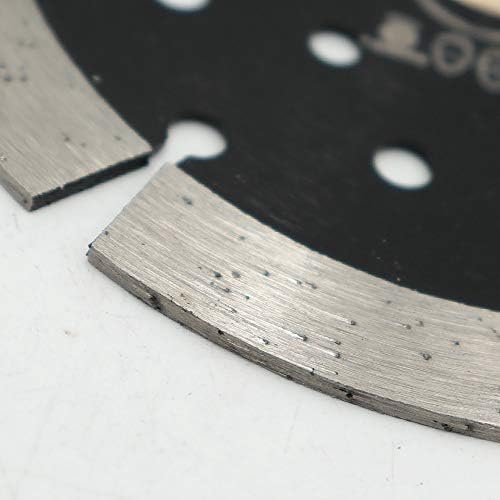 Shdiatool 4-инчен дијамантски лопати за бетонски камен-тули блок asonидарски суво влажно сегментиран диск на тркала за сечење за агол