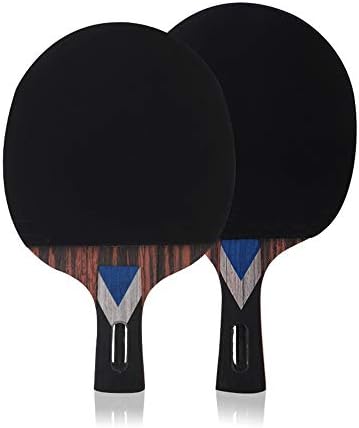 Teerwere пинг понг лопатка табела тениски рекет ebony средно и напредна игра со рекет директно шут професионален пинг понг лопатка