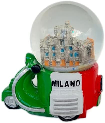 Нов италијански сувенир Сноудом Италија Снежен светла Милано Катедрала Дуомо Италија