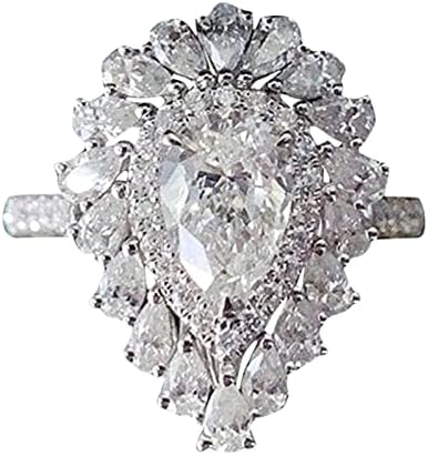 2023 година Нов ангажман накит Свадба Специјалниот за девојки жени прстен прстен прстени монограмирани прстени за жени