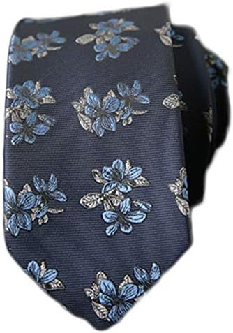 Класична свилена вратоврска на Andongnywell, ткаени jacquard вратот врски за мажи момчиња слаби jacquard kecktie печатени врски