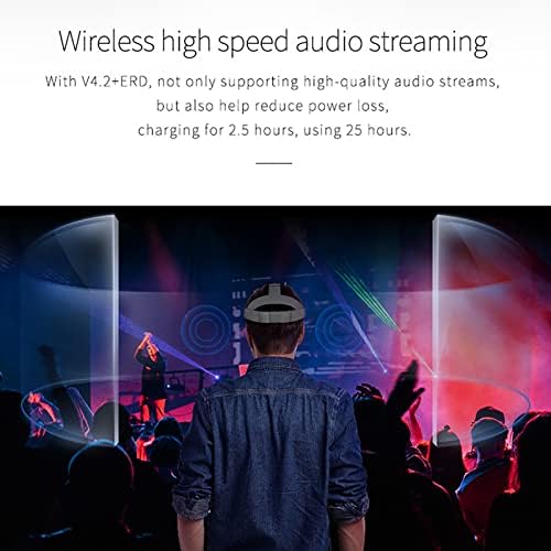 3d Vr Слушалки За Виртуелна Реалност Со Далечински Управувач, Стерео VR Гледач ЗА IMAX Филмови и Игри Bluetooth Безжични VR Очила Компатибилни со 4.7-6.3 iPhone iOS/Android (Боја: Бела, Го?