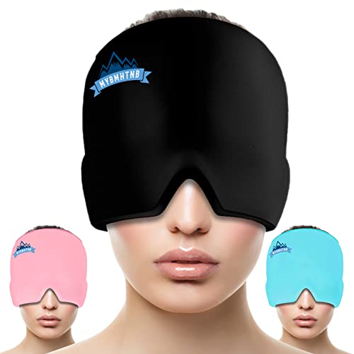MyBMHTNB мигрена олеснување ледено капаче 360 ° опкружувачки гел за спиење маска за очите за олеснување на окото ， слаб сон ， главоболка ， Работете