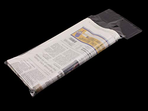 Чанзи со весници на паметни светла - 6 x 16 - 100 пакувања - 0,65 мил. - чисти рамни пластични кеси