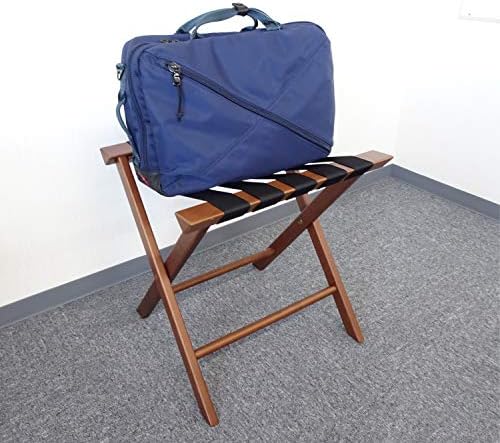Yamazaki Industries Bl-y3 192373 багажниот багаж, преклопување, дрво, ширина 18,5 x длабочина 16,1 x висина 17,7 инчи, кафеава