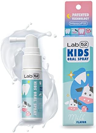 Lab52 Деца антикавилност спреј за уста, помошник за паста за заби за поправка на празнина и свеж здив, патентирана технологија за мезофил со флуорид