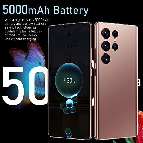 S23 Ultra 5G Отклучен Мобилен Телефон Андроид Паметен Телефон,12g+1TB, 7.2 FHD Дисплеј, 5000mah Долго Траење На Батеријата, Брз 5nm Процесор,