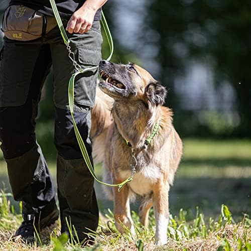Херм Сперенгер прилагодлив за обука за кучиња за обука на кучиња | Безбеден и нелизгазен гумен најлонски зафат за слободни кучиња