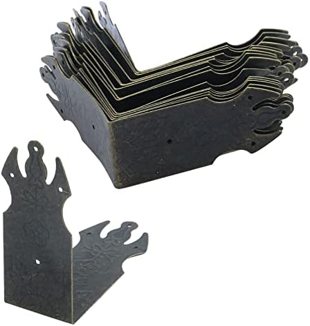 АНТРАДЕР КАНТЕР Заштитник метал l во форма на декоративен мебел кутија кутија за насловната гарда пакет од 24