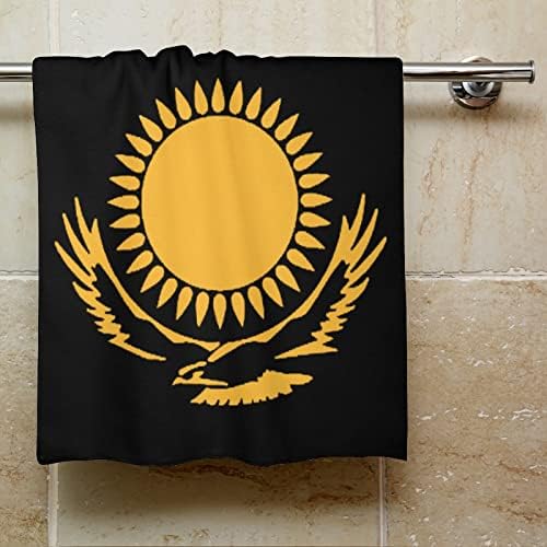 Казахстан знамето за миење садови 28,7 x13.8 крпи за лице Суперфинирани влакна Високо апсорбирачки крпи крпи рачни крпи