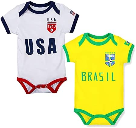 Fansубители на спортови на Бдондон, облека за бебиња, бразилска кошула, жолто дете за новороденчиња, облеки за момчиња и девојчиња Бразилијан