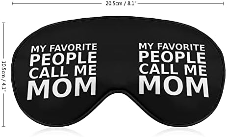 Моите омилени луѓе ме нарекуваат мама за спиење маски за затемнување на окото со прилагодлива еластична лента ноќно слепило за