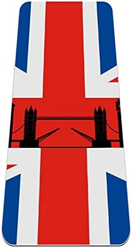 Ndkmehfoj британско знаме лондонско преклопување гимнастика мат јога матна подлога без лизгање на тежината водоотпорен спортски душек вежба за салата пилатес под под?