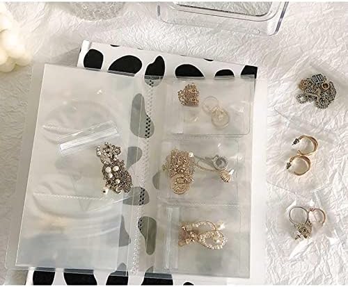 Организатор за преносни накит за патувања ziplock торби, задебелни ПВЦ кеси пластични кеси транспарентни накит за складирање на накит, организатор