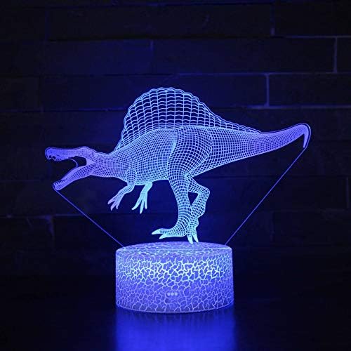 SZG 3d Креативни Диносаурус Тема Биро Светилка 2 Допирање LED Ноќ Светлина Дома Соба Виножито Коњ Светилка Декорација Креативни Маса Светилки