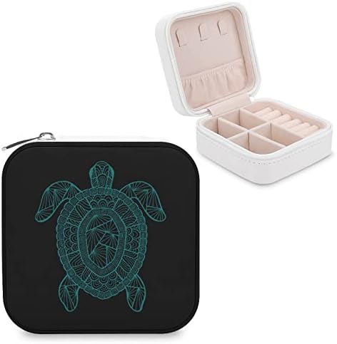 Кутија За Складирање Накит Од желка зентангл Стп Кожни Мали Организаторски Кутии Случај За Накит За Патување Со Патент