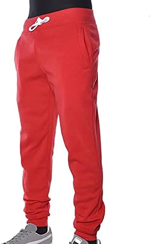 Ymosrh mens Jean Joggers Вистински топли хеланки еластични џеб на половината, обични панталони, спортови џогерски панталони за мажи