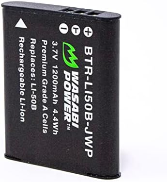 Wasabi Power Battery и Micro USB полнач за Ricoh Pentax D-Li92 и Ricoh Pentax Optio I-10, RZ10, RZ18, WG-1, WG-1 GPS, WG-2, WG-2 GPS, WG-3,
