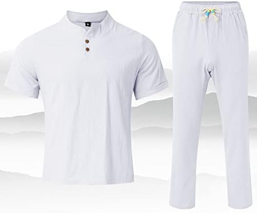 Летни мастички кошули со плажа, манжери, костум со кратки ракави, исечени ракави костум памук и лабава маица фустан за мажи