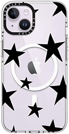 Casetify Clare iPhone 14 Случај [6.6 ft Заштита Капка/Компатибилен Со Magsafe] - Ѕвезди Црна