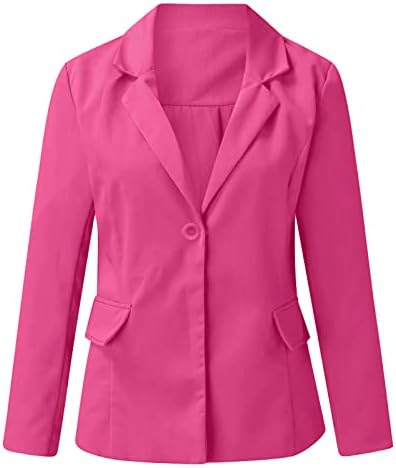Салон вклопена пријатна јакна за жени џеб преголем роденденски блејзер цврста боја зимска полиестер без јаки