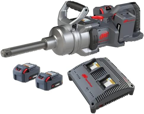 Модел на алатки за напојување Ingersoll Rand W9691-K4E & Ken-Tool 34645 MT и Demount Iron, 37in, 3/4 во STK, црно