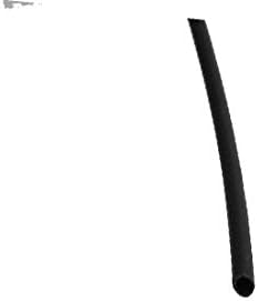 X-DREE 83Ft 0,7 mm Внатрешна Диа Полиолефинска Цевка За Отпорност На Пламен Црна За Поправка На Жица(Tubo ignéfugo de poliolefina con diametro