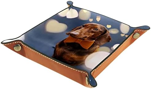 Облечена Кутија За Складирање Кучиња Постелнина Десктоп Фиока Промена На Клучот Паричник Кутија За Монети Камериер За Складирање