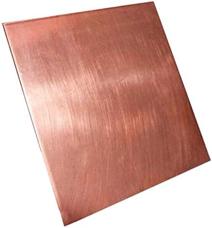 Метална бакарна фолија на Xunkuaenxuan 99,9% Материјал за метални плочи од бакарна плоча 55mmx100mm месинг плоча