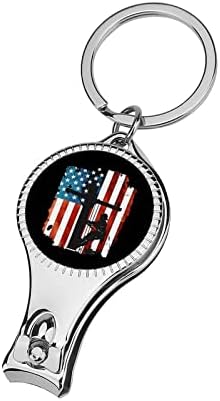 Линеман Американско Знаме Електричен Кабелски Линиски Машина За Нокти Најостар Цврст Клипер За Нокти Машинка За Нокти Со Приврзок За Отворање