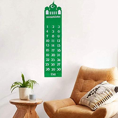 Календар на рамазан 2022 Доаѓање Календари За Деца, 30 Дена Еид Мубарак Виси Календар За Одбројување За Деца Момчиња Девојчиња, Рамазан