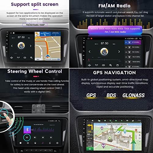 Андроид 12 Автомобил Стерео За Geely Emgrand EC7 2012-2013 9 Инчен Екран На Допир Радио Глава Единица Мултимедијален Плеер, Со Bluetooth