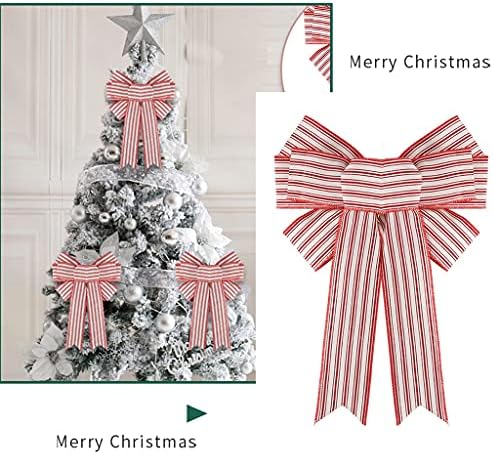 Хорошоп 5 парчиња Божиќна крпа лак лак за венци виси приврзоци за украси на фестивал на празници за забава