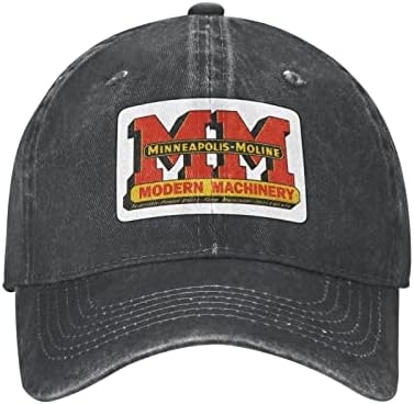 Минеаполис-Молин-Трактор-ФАМАЛ-капа, прилагодлива смешна модна капа, црна за мажи жени