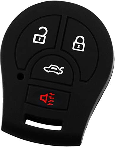 Влез на клуч за влез на клуч за далечински управувач за далечински управувач на автомобили, мека гума заштитна кутија за Nissan Versa Cube