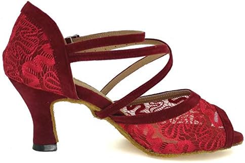 Свадбени чевли за свадбени чевли за танцување на танцување во мису, латино салго танго вежбаат чевли за танцување во сала 3,3 потпетици