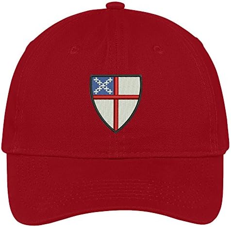 Трендовски продавница за облека Епископски штит извезена капа од премија памук тато капа