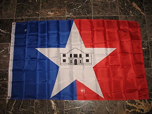 3х5 Град Антонио Тексас Знаме 3'х5 ' Банер Месинг Громети