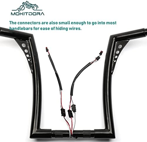 Mokitdora 10 -инчен рачка може да ја опфати жицата за продолжување на жицата за моделите на Dyna Sportster Tour Touring Dyna Sportster