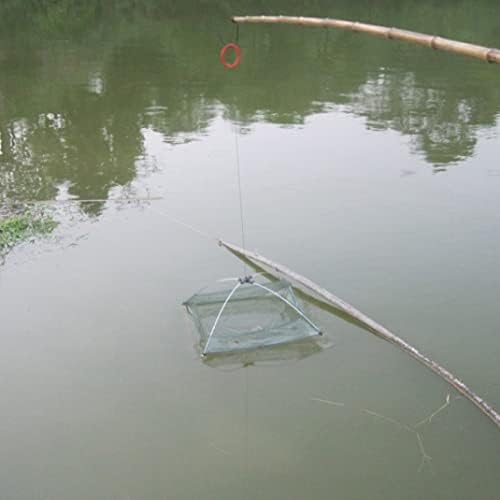 Muzrunq риболов преклопен мрежен мамки стапици чадор фрлена нето рак ракчиња преклопување нето риболов нето отворено кафез за риболов кафез кафез.