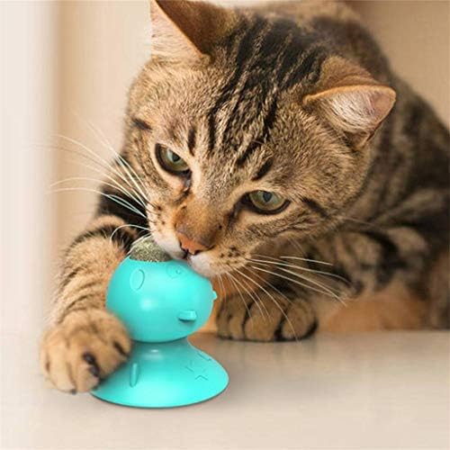 Fegoclt миленичиња мачки за заби играчка смешна форма мачка со вкус на силиконски моларен заби за заби играчка за чистење за
