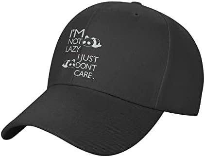 Не сум мрзлива, едноставно не ми е гајле Панда смешна бејзбол капа обичен камионџија, опремена тато капа за мажи жени