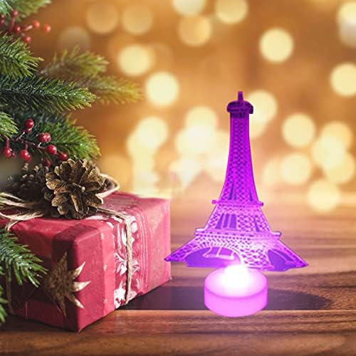 Празнични шарени ноќни светла новогодишна елка креативни светлечки играчки Божиќна декорација десктоп украси Божиќно учење украс