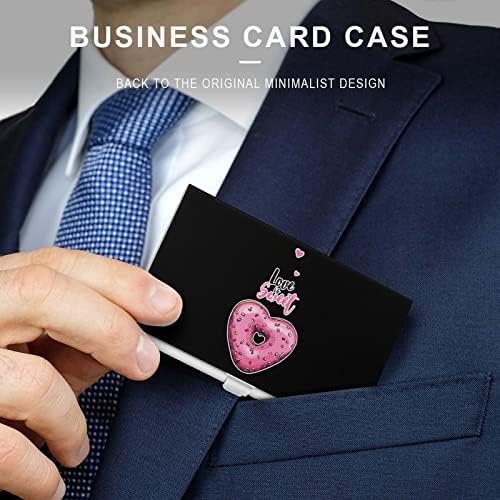 Розова Срце Крофна Бизнис Картичка Сопственикот Тенок Бизнис Картичка Паричници Кредитна Картичка Случај Со Печатење Шема за Мажи &засилувач;